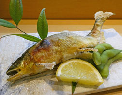 あゆの塩焼き