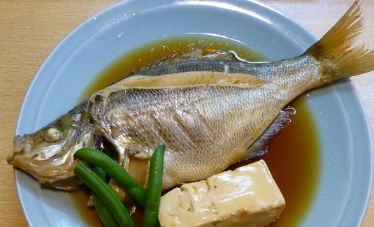 タナゴの煮付け
